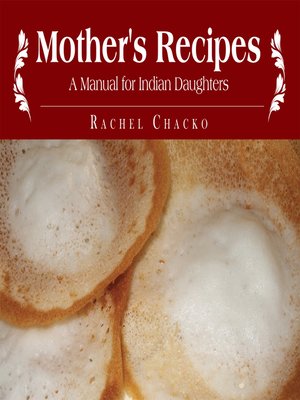 cover image of Mother's Recipes